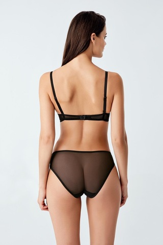 Luw 6116 Siyah Dolgulu Sütyen Külot 2Li Takım Siyah