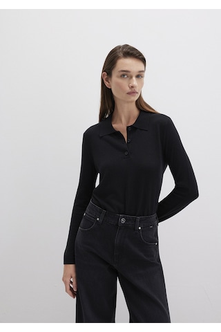 Mavi - Siyah Triko Polo 1710712-900 Siyah