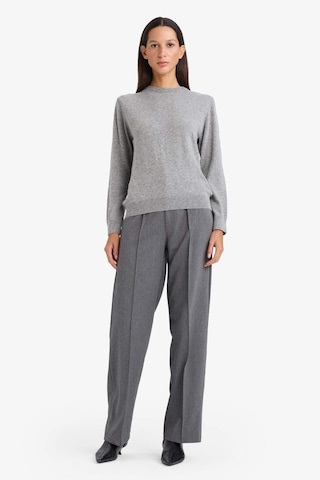 Defacto Oversize Geniş Kalıp V Yaka Triko Kazak G6290ax25wngr156 Gri-gr156