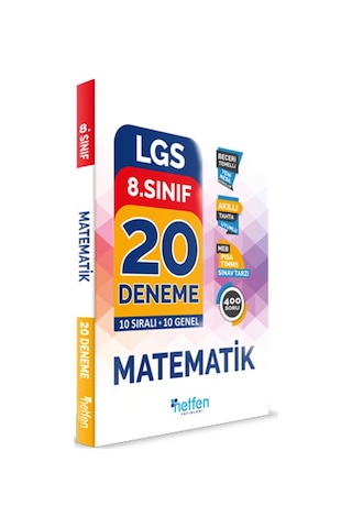 Netfen 8.Sınıf Lgs Matematik 20 Li Deneme Sınavı Fasikül Soru