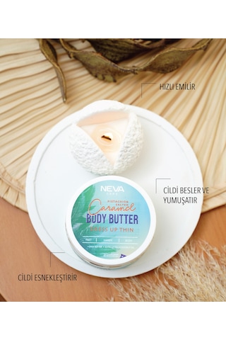 Pıstachıo & Salted Caramel Body Butter Nemlendirici Vücut Kremi 250 Ml