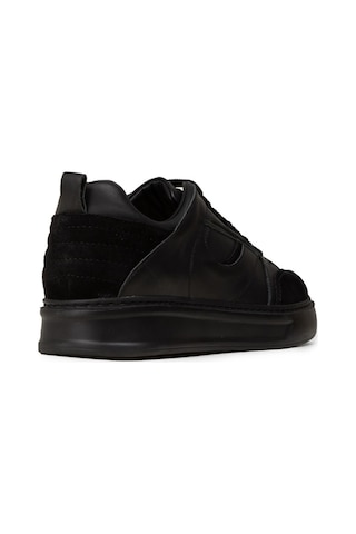 Deery Erkek Hakiki Deri Siyah Sneaker Ayakkabı - 02012msyhe01 Siyah