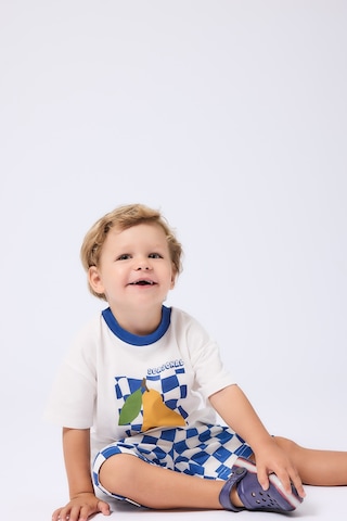 Defacto Regular Fit Kontrast Yakalı Baskılı Kısa Kollu Tişört Erkek Bebek I6235a526hser118 Ekru-er118