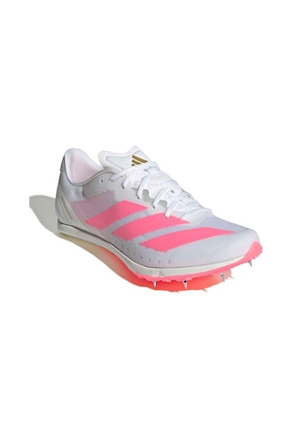 Adidas Adızero Dıstancestar Unisex Atletizm Çivili Koşu Ayakkabısı Kı8385 Beyaz