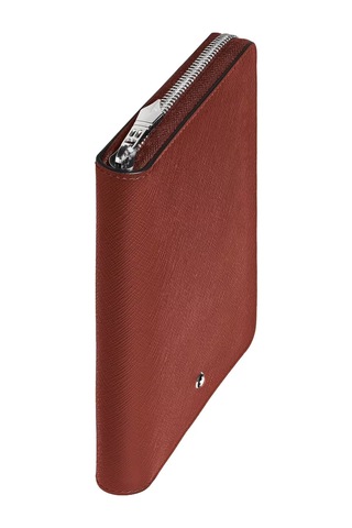 Montblanc Sartorial Deri Fermuarlı 5li Kalemlik 223035 Kırmızı