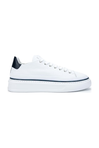 Fabi Erkek Hakiki Deri Beyaz/mavi Sneakers & Spor Ayakkabı 510 Fu0827c Erk Ayk Y24 Bıanco/blu Çok Renkli