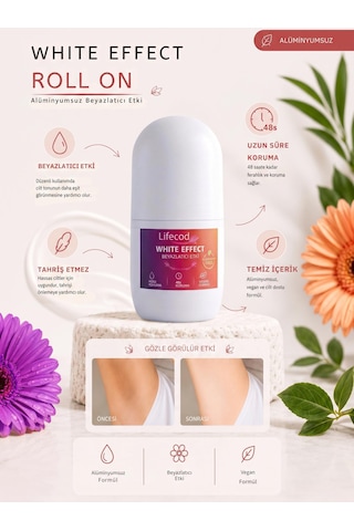 Alüminyumsuz Beyazlatıcı Etkili Roll On 50 Ml My Way