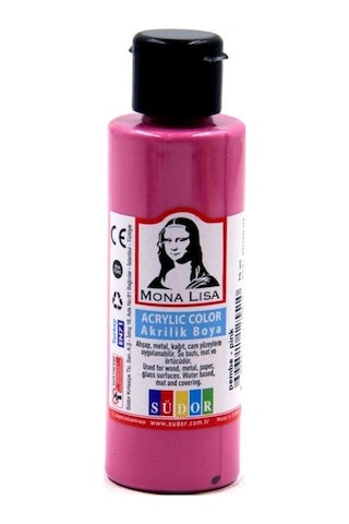 Südor Monalisa Akrilik Boya 70 Ml Pembe 12'li Paket 22 Çok Renkli