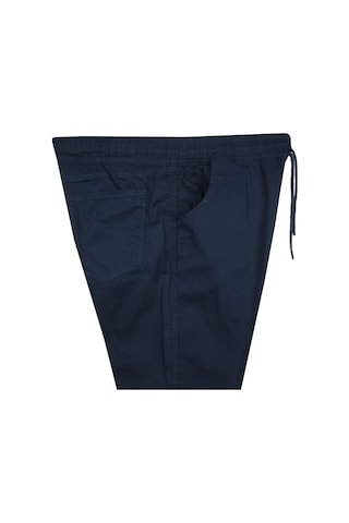 Erkek Büyük Beden Battal Boy 100 Kilo-180 Kilo Arası İçin Uygun Bağcıklı Gabardin Jogger Pantolon Lacivert