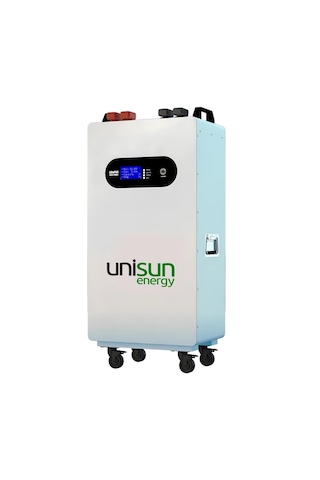 51.2v 300ah Lifepo4 Batarya + Ekran + Wi-fi + Bluetooth + Haberleşme Rs Can 6000 Döngü 48v Sistem Unisun Enerji