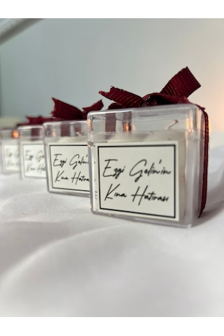 Hediyelik Mumlar Kurdelalı Buble Hediyelik Mum, Nikah Şekeri, Doğum, Sünnet, Düğün Nişan Söz 20 Adet