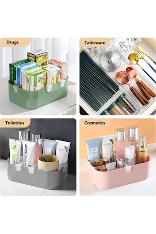 Çok Amaçlı Buzdolabı Raf Ayırıcı 10 Adet Çok Renkli