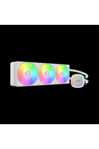 Gamdıas Aura Gl360 V2 Wh, White Edition, 360mm, Rgb, 3 Fanlı, Cpu Sıvı Soğutma