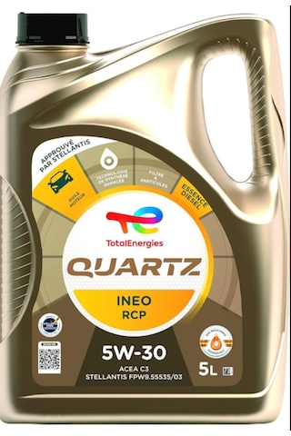 Total Quartz Ineo RCP 5W-30 Motor Yağı Total Quartz Ineo RCP 5W-30 Motor Yağı