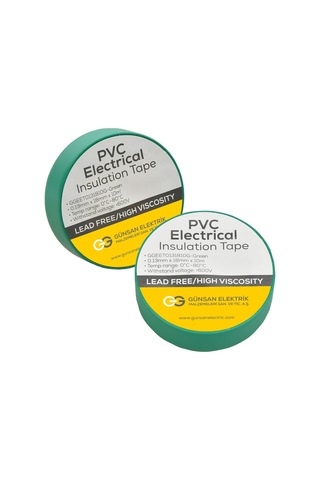 Günsan Yeşil Elektrik İzolasyon Bandı 10 Adet
