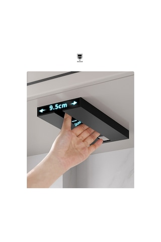 Yystore Şarap Bardağı Depolama Rafı Duvara Monte Aksesuarların Düzenlenmesi