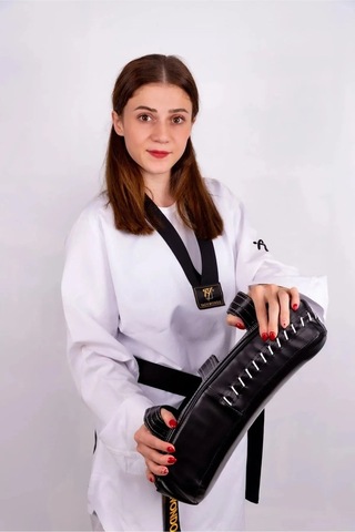 Haşado kırmızı Küçük Eğri Taekwondo, Kickboks, Karate, MMA Darbe Yastık Kırmızı