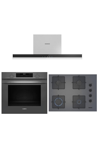 Siemens HU717ABN0T - EO7C8PP30O - LC67BBK00T Ankastre Set