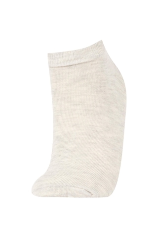 Defacto Kadın 5'li Pamuklu Puantiyeli Çizgili Patik Çorap Y6670AZNSKR1 Çok Renkli