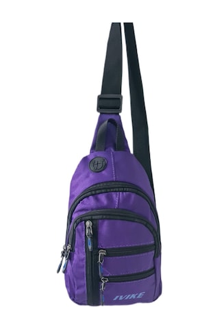 Anılbags Anıl Bags Keten Kumaş Mor Ve Usb Çıkışlı, Askılı Çapraz Göğüs Mor