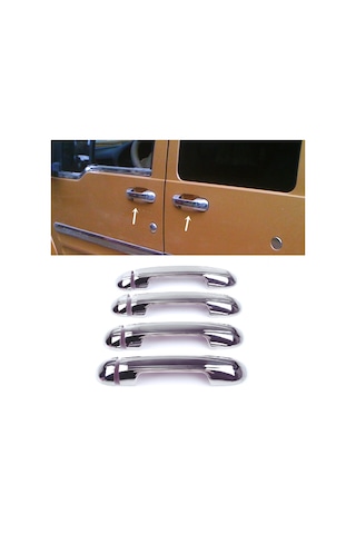 Ford Connect 2002-2014 Arası Krom Kapı Kolu 4 Kapı P.çelik