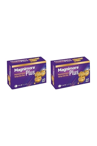 Magnimore Plus Magnezyum 2 x 60 Tablet