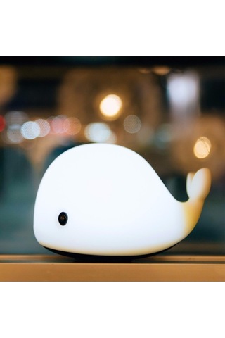 Ulzyvf 1.5w Usb Şarjlı Balina Pat Işığı, 7 Renk Değişimli, 800mah Pil, Eğlenceli Işık Çizgi Film Işığı Diğer