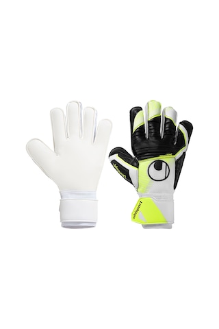 Beyaz - Fosforlu Sarı - Siyah Uhlsport Kaleci Eldiveni Soft Advanced 101135501 Beyaz