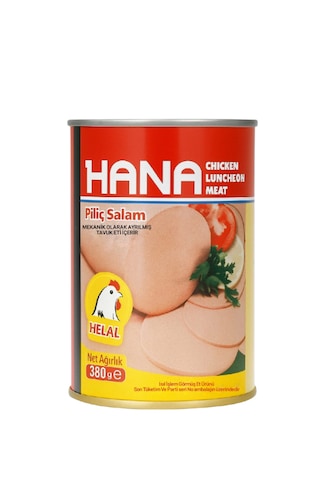 Hana Konserve Piliç Salam 380 G
