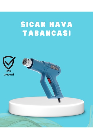 2000w Sıcak Ha Üfleme Tabancası Seramik Rezistanslı Profesyonel