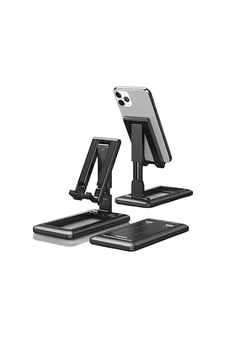 Thentech Katlanabilir Telefon Tablet Tutucu Masaüstü Seyahat Kullanımına Uygun Stand