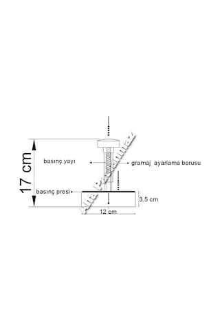 Alfa Paslanmaz Üretimi 12 Cm Köfte Hamburger Basma Presi (474594730)