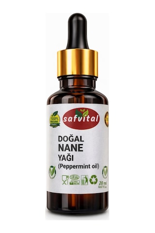 Safvital Nane Yağı 20 Ml Aromaterapi Ve Cilt Bakımı İçin 20 Ml Ferahlatıcı Koku Bitkisel İçerikli