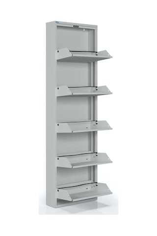 Ceha 5'li Metal Ayakkabılık - Gri K.AYK-5 /AB7035