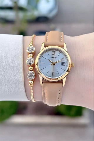 Casio Csıste237 Kadın Kol Saati Altın