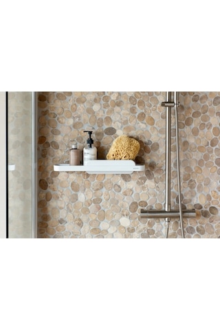 Brabantıa Mındset Fresh Whıte Banyo Rafı Ve Duş Sileceği Beyaz