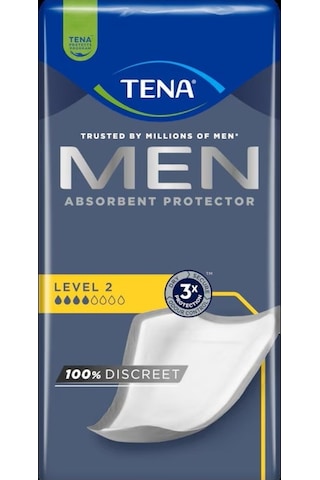 Tena Men Emici Koruma Level 2 Erkek Mesane Pedi 120 Adet Standart