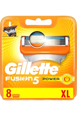 Gillette Fusion Power Yedek Tıraş Bıçağı 8'li Karton Paket