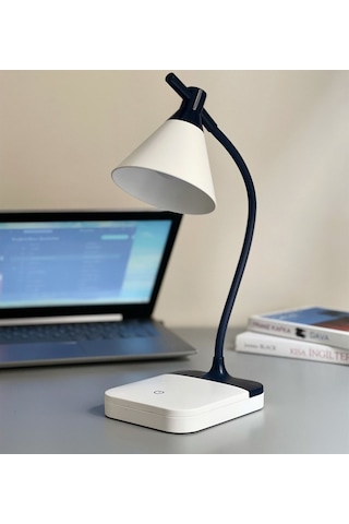 Dokunmatik Şarjlı Masa Lambası Beyaz