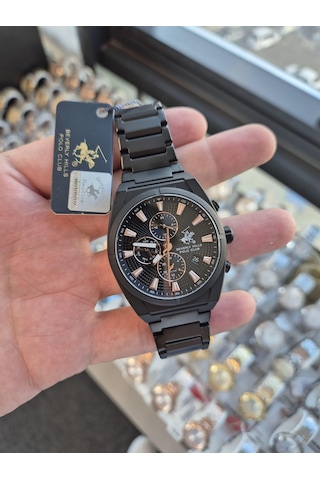 Bp3733x.651 Beverly Hılls Polo Club Erkek Kol Saati Aktif Fonksiyon Orjinal Ve İki Yıl Garantili Kalite Şıklığın Zerafetin Birleştiği Marka Siyah