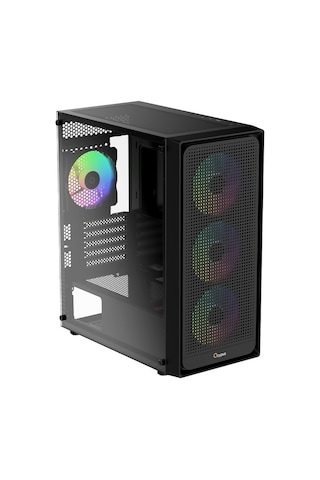 Gamma C50 Siyah Argb Tempered Glass Gamma P650 650w 80+ White Usb 3.0 Matx Mini Tower Kasa