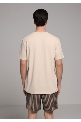 Colin's Colins Regular Fit Yuvarlak Yaka Düz Erkek Bej Kısa Kol Tişört Cl1078536 Q1.v2 Beı