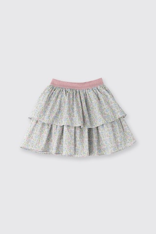 Panço Liberty Kumaş Kız Çocuk Etek Pembe