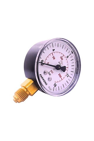 Pakkens Manometre Ø63 16 Bar