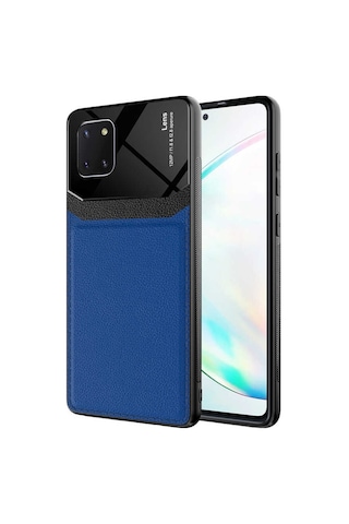 Samsung Galaxy Uyumlu Note 10 Lite Kilif Lens Deri Görünümlü Tpu Kapak 499700010