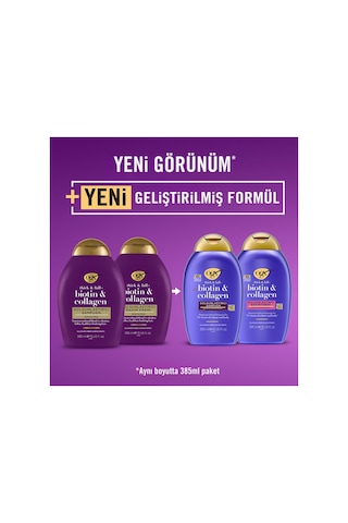 OGX Dolgunlaştırıcı Biotin & Kolajen Sülfatsız Şampuan 385 ML