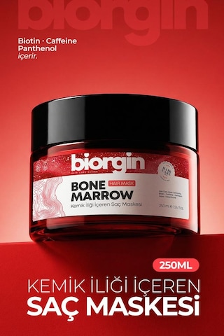 Biorgin Besleyici Onarıcı Dökülme Karşıtı Kemik İlikli Saç Maskesi 250 Ml