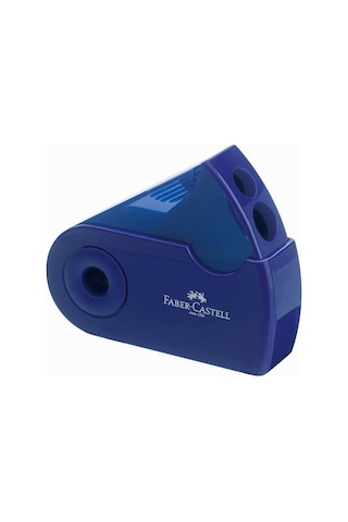 Faber-castell Kalemtraş Sleeve Mavi Jumbo Ve Klasik Açar