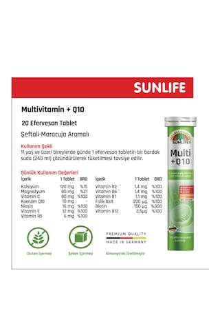 Sunlife Multi +q10 Multivitamin 20 Tablet