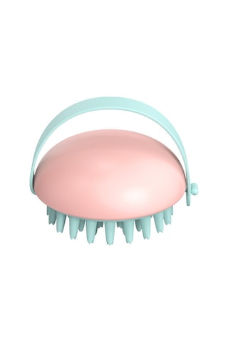 Kangvka Yumuşak Tüylü Silikon Banyo Fırçası - Bebek Ve Evcil Hayvanlar İçin Kuru Masaj & Şampuanlama Aleti Fluoresan Pembe Diğer